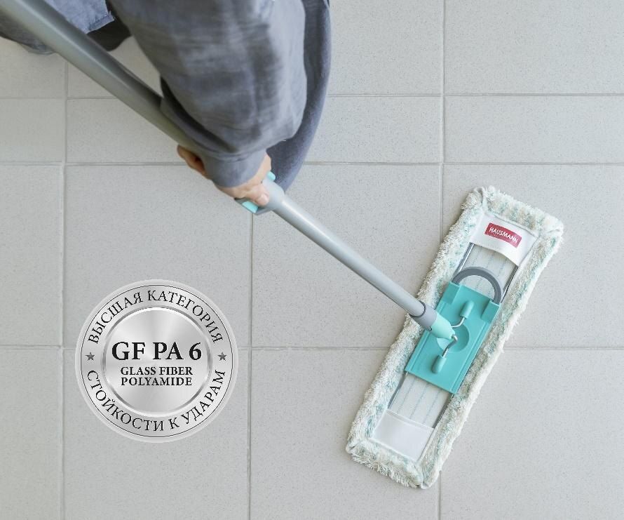 Как добиться блеска кафельного пола с Hausmann Professional HM-49