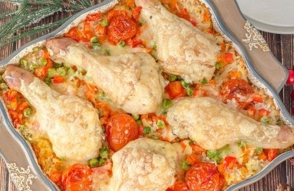 Куриные ножки с рисом и овощами: идеальное блюдо для семейного ужина