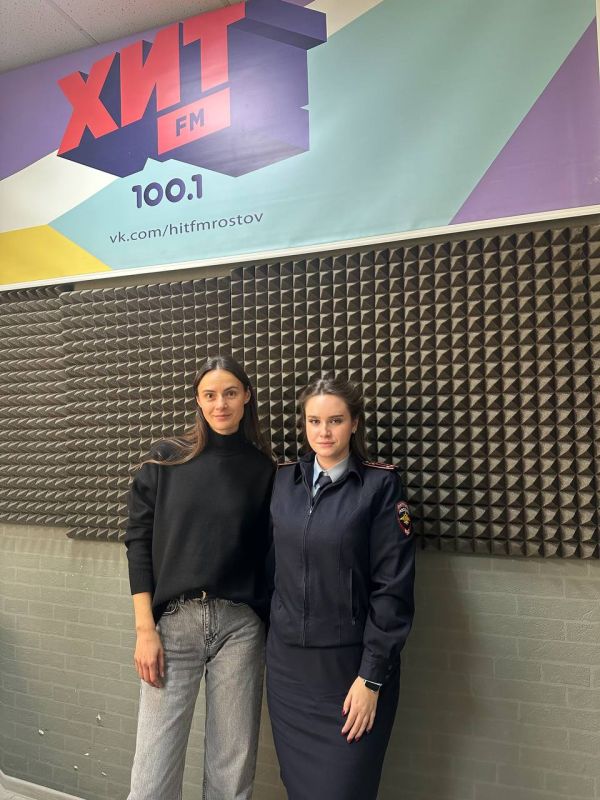 Сегодня в прямом эфире «Хит ФМ Ростов-на-Дону» 100.1 в выпуске программы «Диалоги безопасности» с ведущей Алиной Малининойв рамках реализации проекта «Безопасность дорожного движения» прозвучала тема