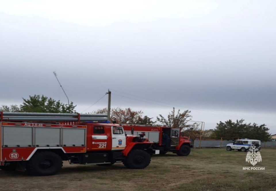 Двое мужчин погибли на пожаре в Весёловском районе