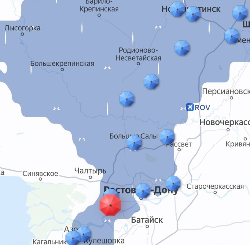 В Ростовской области ухудшение погодных условий