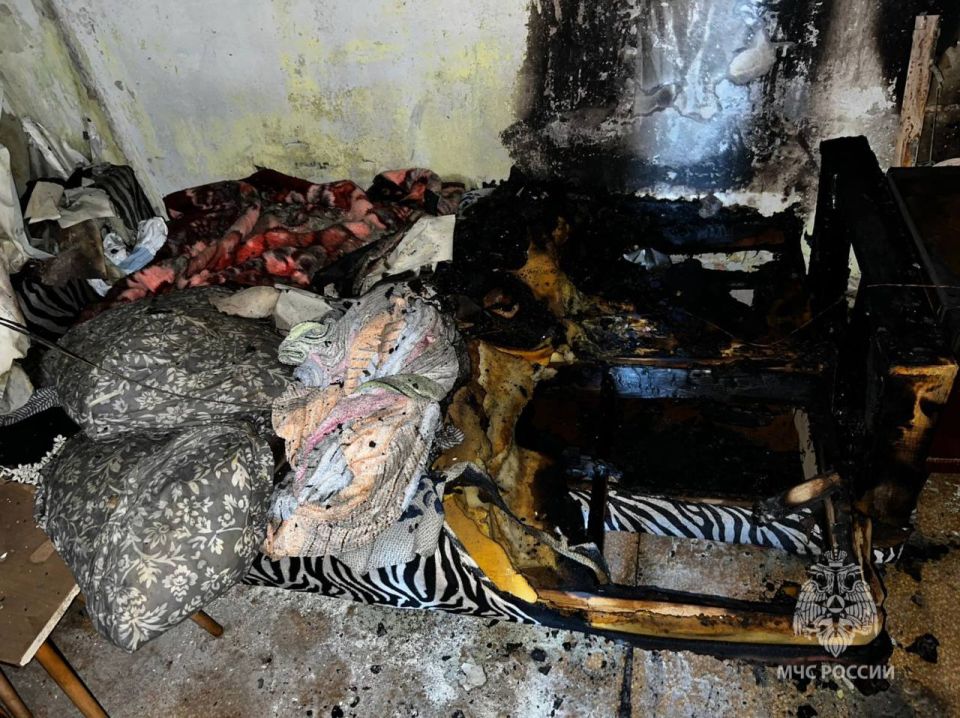 86-летняя женщина погибла на пожаре в Ростове-на-Дону