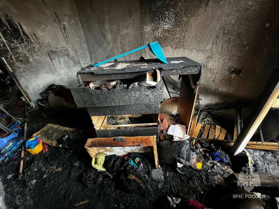 В Ростове-на-Дону при пожаре пострадала 43-летняя женщина