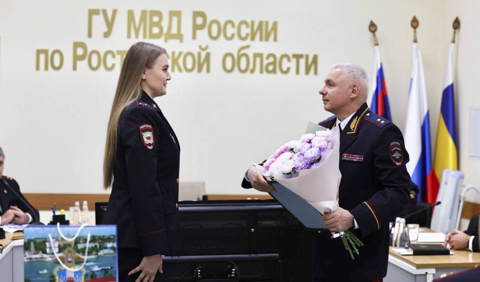 В донском главке МВД прошла церемония награждения отличившихся сотрудников