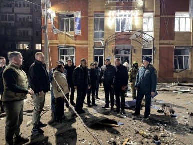 Несущие конструкции дома в Батайске, пострадавшего при атаке БПЛА, не нарушены — губернатор Ростовской области Юрий Слюсарь