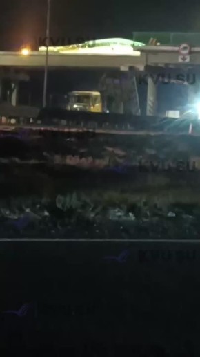 Обрушился мост под Шахтами на трассе М4 «Дон», в который сегодня утром врезался грузовик