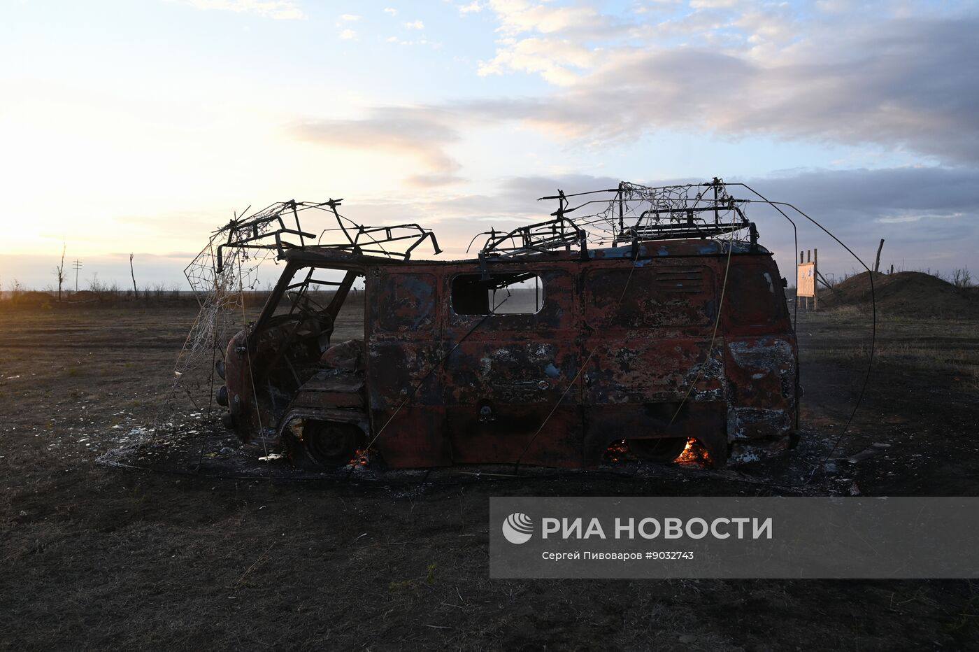 Испытания различной антидроновой защиты на «Буханках» на одном из полигонов Ростовской области Испытания различной антидроновой защиты на «Буханках» на одном из полигонов Ростовской области