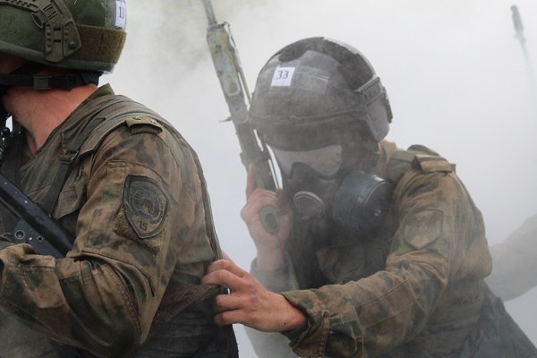 Испытания на право ношения крапового берета завершились в Южном округе Росгвардии Испытания на право ношения крапового берета завершились в Южном округе Росгвардии