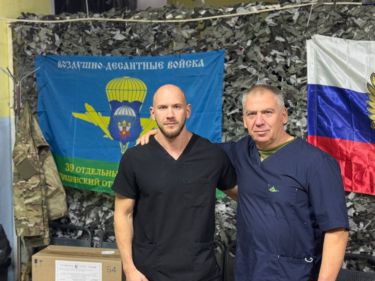 Депутат Законодательного Собрания Ростовской области Борис Гуркин посетил один из военных госпиталей Курской области