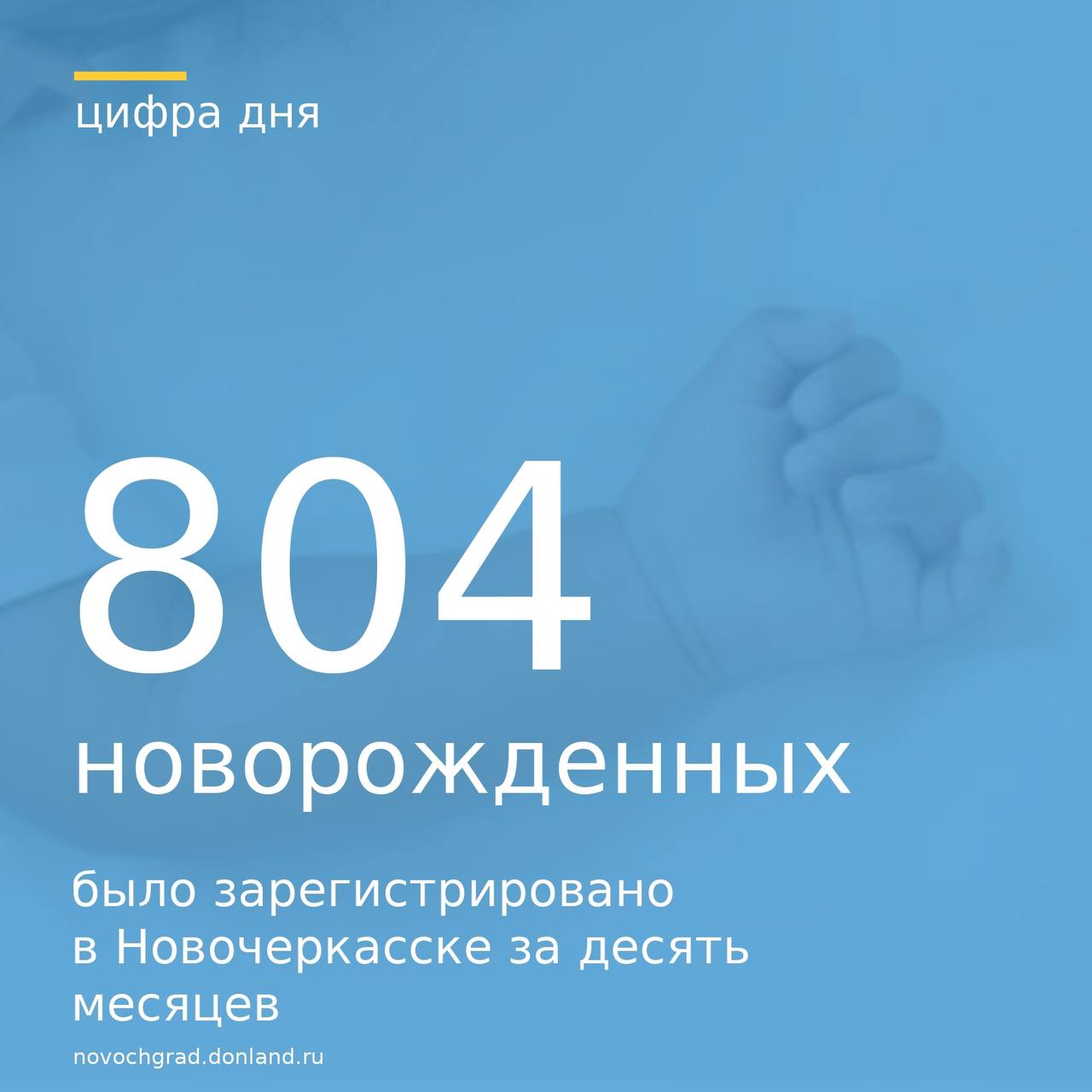 В новочеркасском ЗАГСе подвели итоги по именам новорожденных за первые 10 месяцев 2025 года