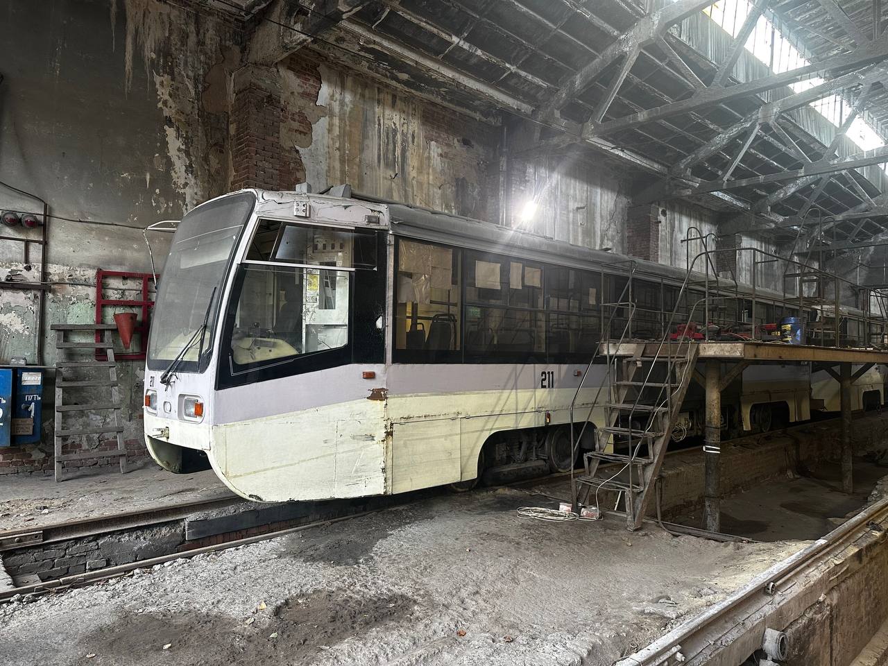 Сегодня побывал в нашем трамвайном парке Сегодня побывал в нашем трамвайном парке