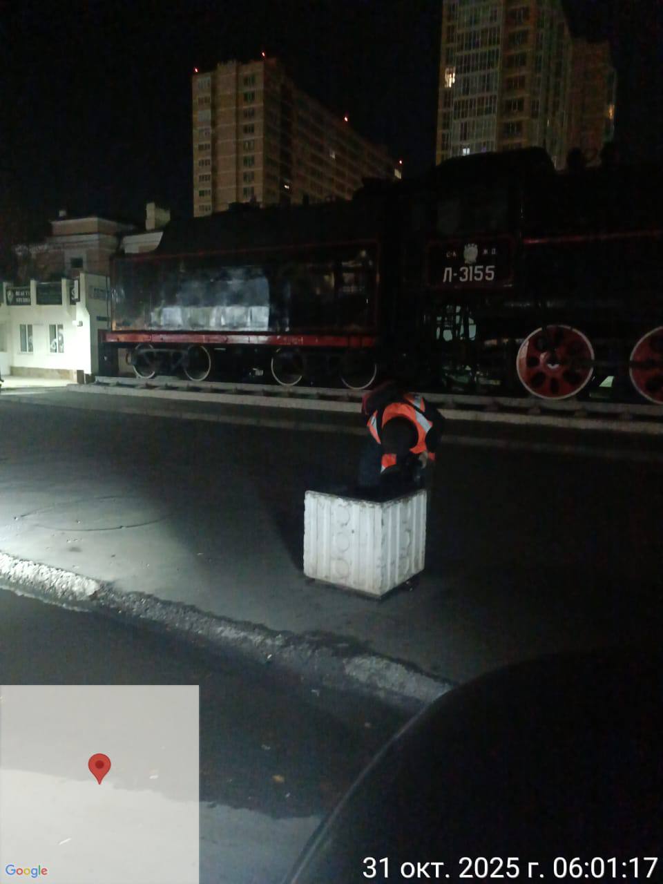 Уборка города начинается ранним утром