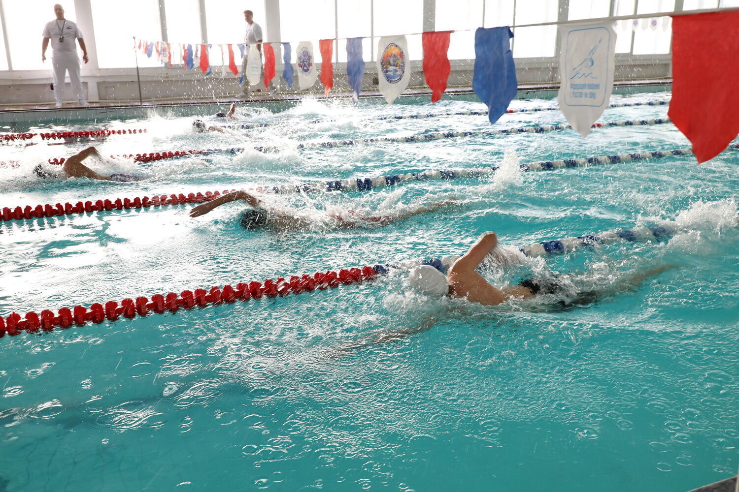 В плавательном бассейне «Дельфин» состоялось торжественное открытие Областных соревнований по плаванию «Юность Дона» В плавательном бассейне «Дельфин» состоялось торжественное открытие Областных соревнований по плаванию «Юность Дона»