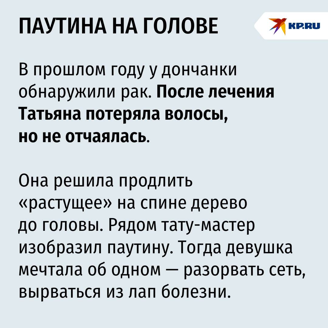На спине тренируется 15-летняя дочь: Ростовчанка сделала тату на половине тела, а во время онкологии забила голову На спине тренируется 15-летняя дочь: Ростовчанка сделала тату на половине тела, а во время онкологии забила голову