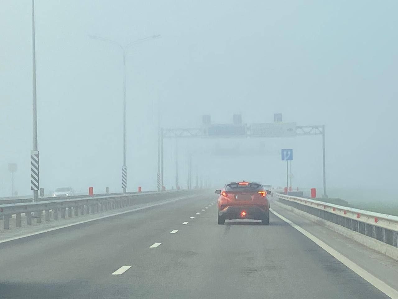 Внимание, водители! На дорогах утром туман