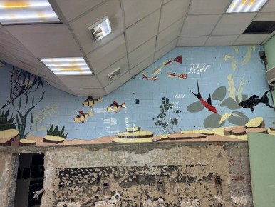 Случайное мозаичное наследие в магазине Ростова собственник решил сбивать