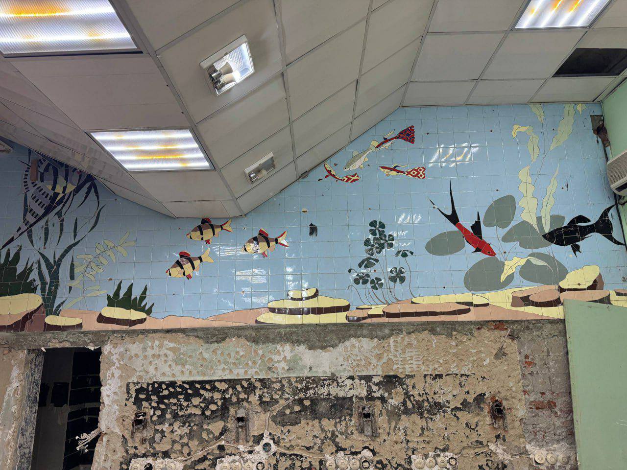 Случайное мозаичное наследие в магазине Ростова собственник решил сбивать