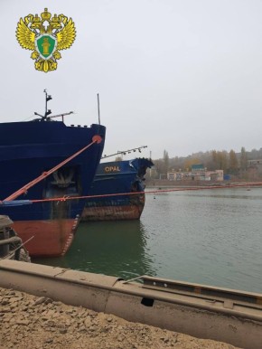 Два судна столкнулись в акватории Дона в Ростове