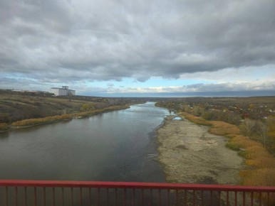 Так сейчас выглядит река Северский Донец в районе Нижнего поселка