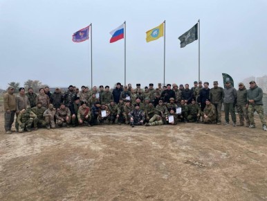 Казаки Всевеликого войска Донского завершили учения в Калмыкии