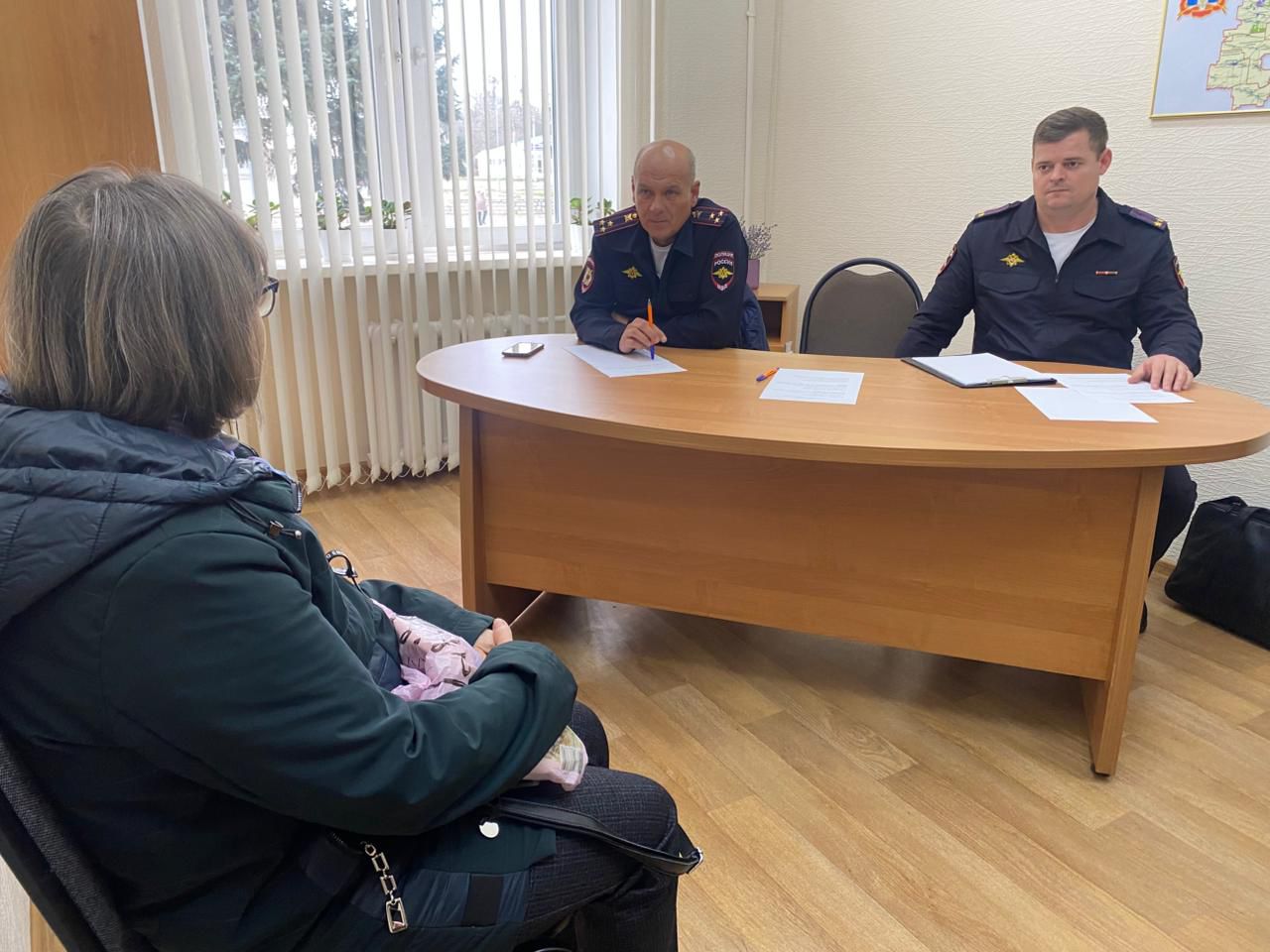 Начальник Отдела МВД России по Зерноградскому району совместно с представителем донского главка МВД провел личный прием граждан Начальник Отдела МВД России по Зерноградскому району совместно с представителем донского главка МВД провел личный прием граждан