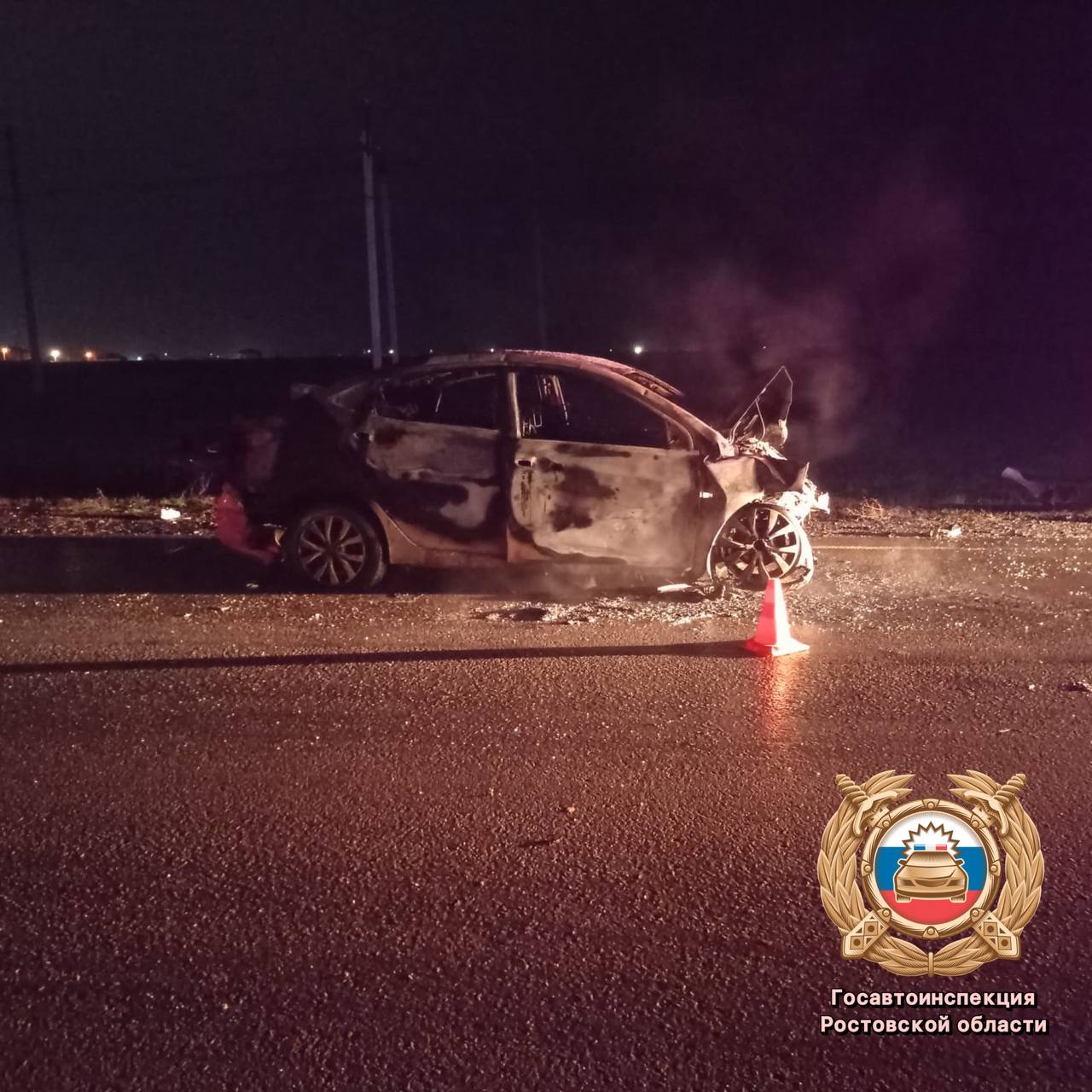 Мясниковские полицейские устанавливают обстоятельства дорожно-транспортного происшествия, в результате которого пострадали четыре человека, в том числе один ребёнок