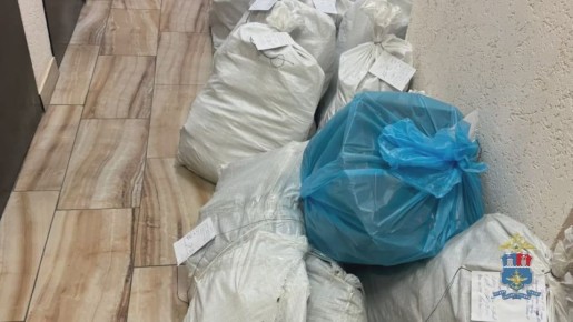 Более 70 килограммов каннабиса изъяли транспортные полицейские у жителя Ростовской области