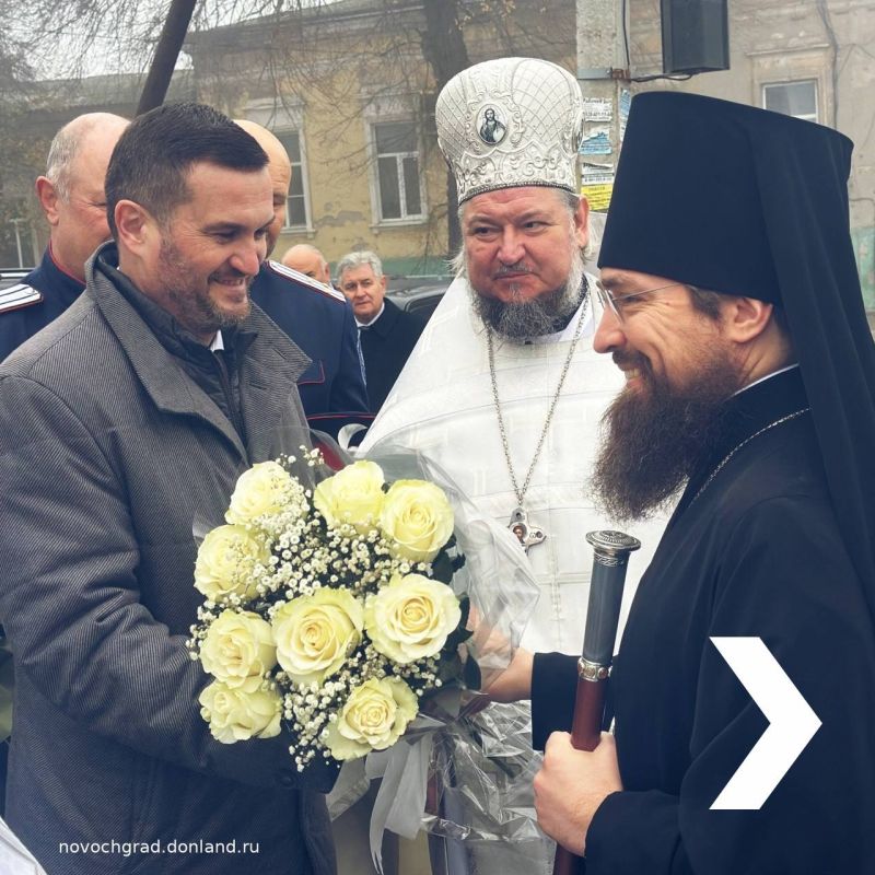 Сегодня ко Дню архангела Михаила в храме прошла божественная литургия