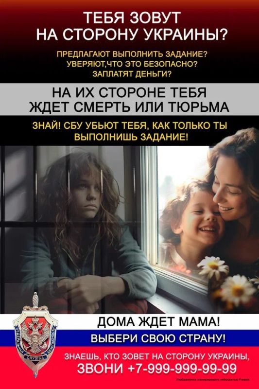 Не поддавайтесь на вербовку спецслужб иностранных государств - любые контакты с предложениями сотрудничества, обещаниями денег или поездок требуют осторожности