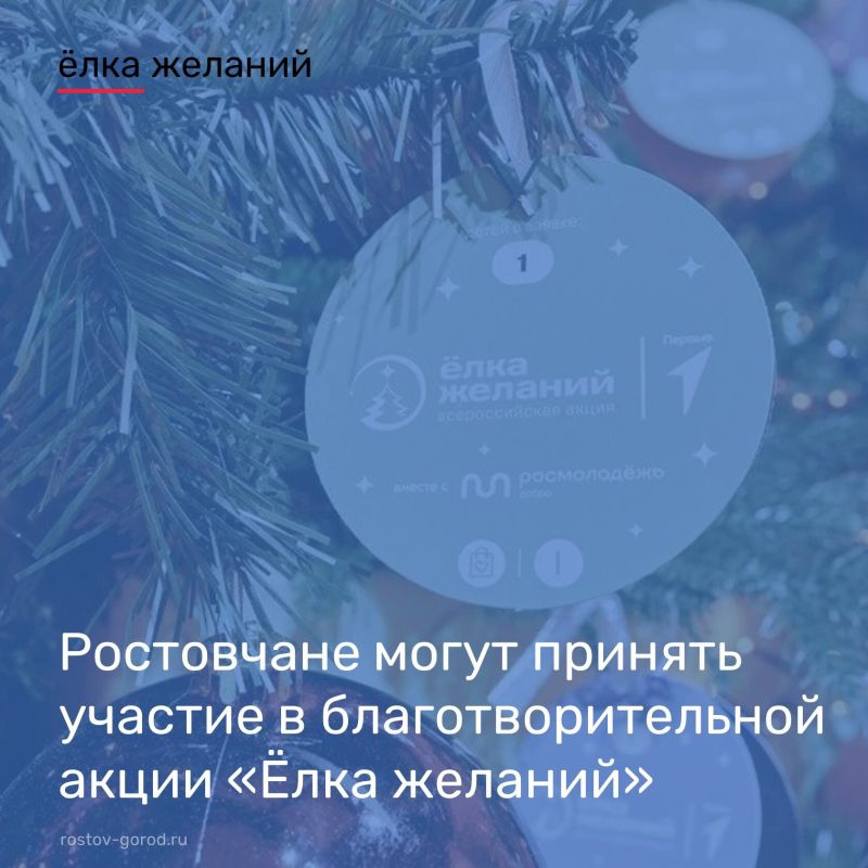 Акция проводится в преддверии Нового года и Рождества
