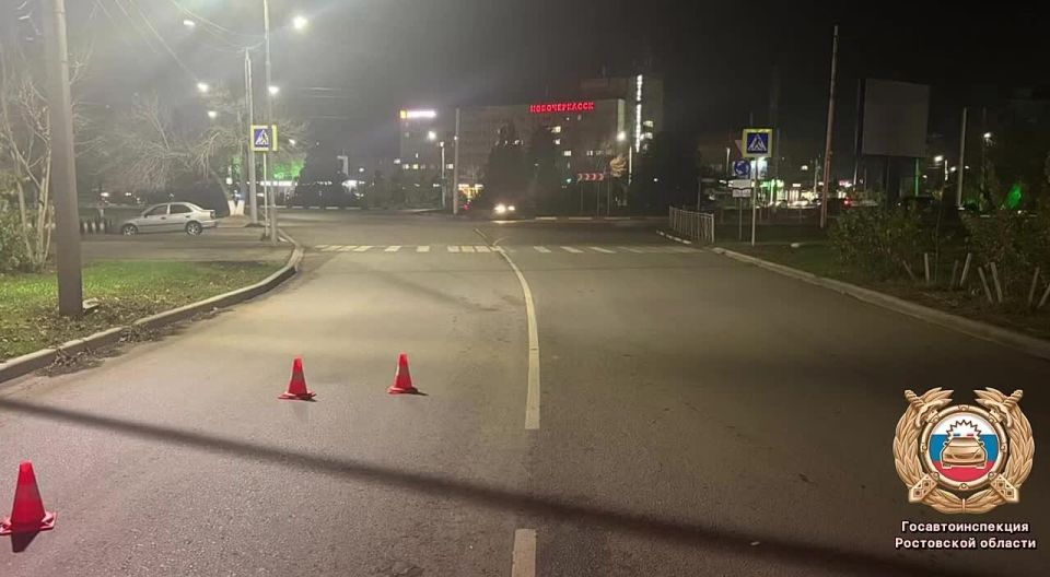 Сотрудники полиции устанавливают обстоятельства ДТП в Новочеркасске