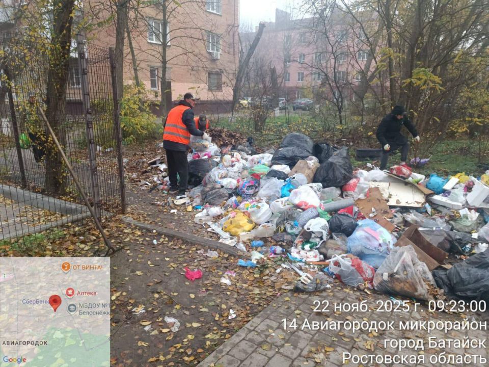 В Батайске продолжается ликвидация стихийных свалок