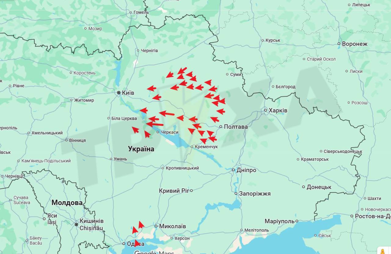 ВС РФ наносят удары по объектам энергетики в Киеве