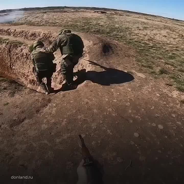 На полигоне ЮВО прошла отработка штурмовых действий