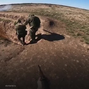 На полигоне ЮВО прошла отработка штурмовых действий