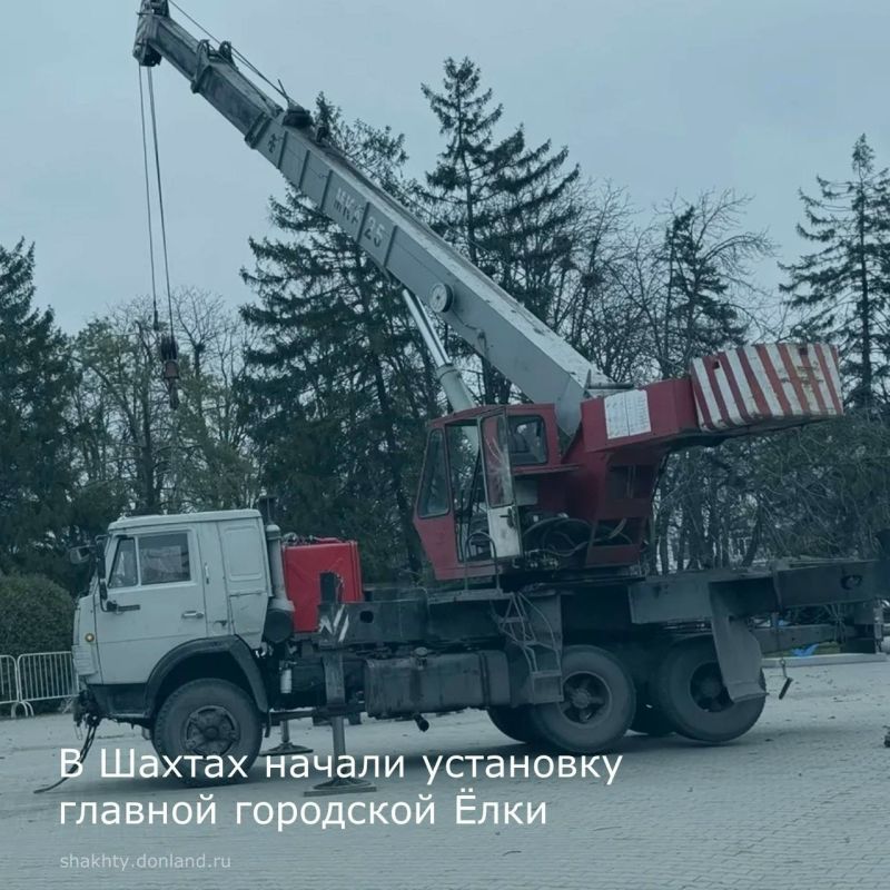 Время ставить Ёлку!. Символ наступающего Нового года скоро появится в городе Шахты