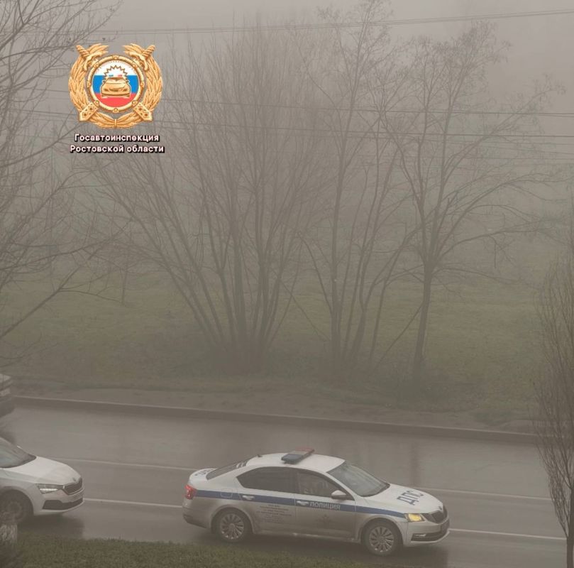 Госавтоинспекция предупреждает о густом тумане в Ростовской области