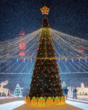 Парк «Лога» подготовили к Новому году