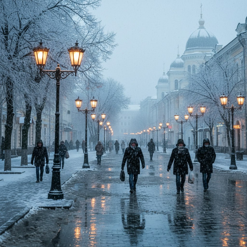 Мокрый снег, туман и гололёд: какая погода ждёт дончан на новой рабочей неделе?