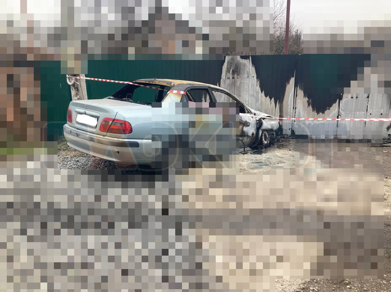 Две машины сгорели дотла из-за нападения ВСУ на Ростов Две машины сгорели дотла из-за нападения ВСУ на Ростов