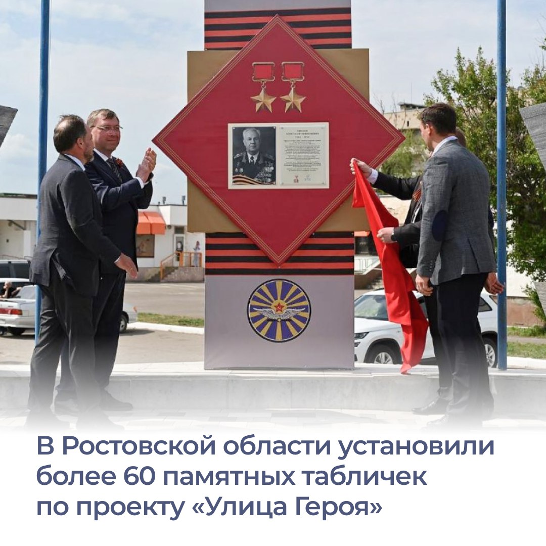 В Ростовской области подводят итоги проекта «Улица Героя»