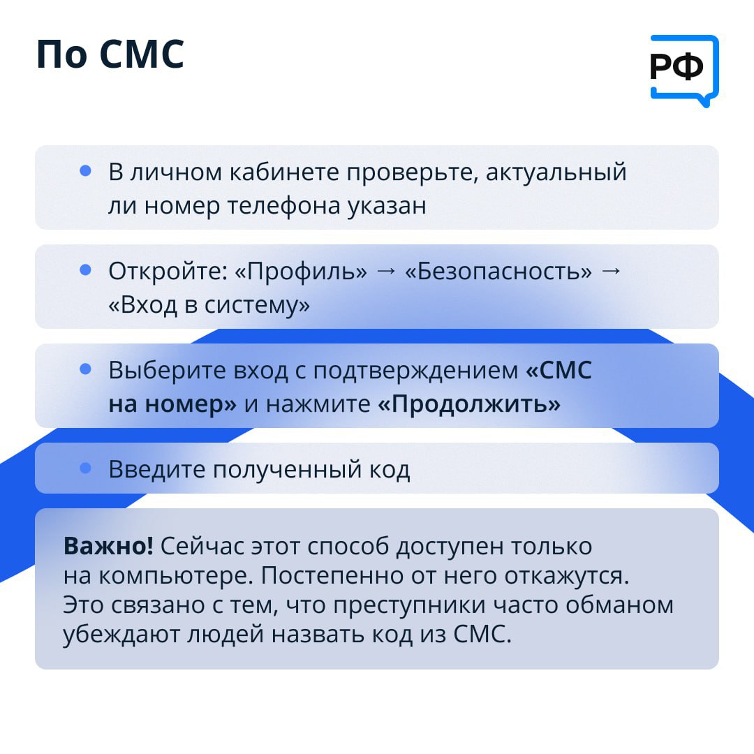 На Госуслугах все пользователи обязательно проходят двухфакторную аутентификацию — подтверждают вход двумя способами На Госуслугах все пользователи обязательно проходят двухфакторную аутентификацию — подтверждают вход двумя способами