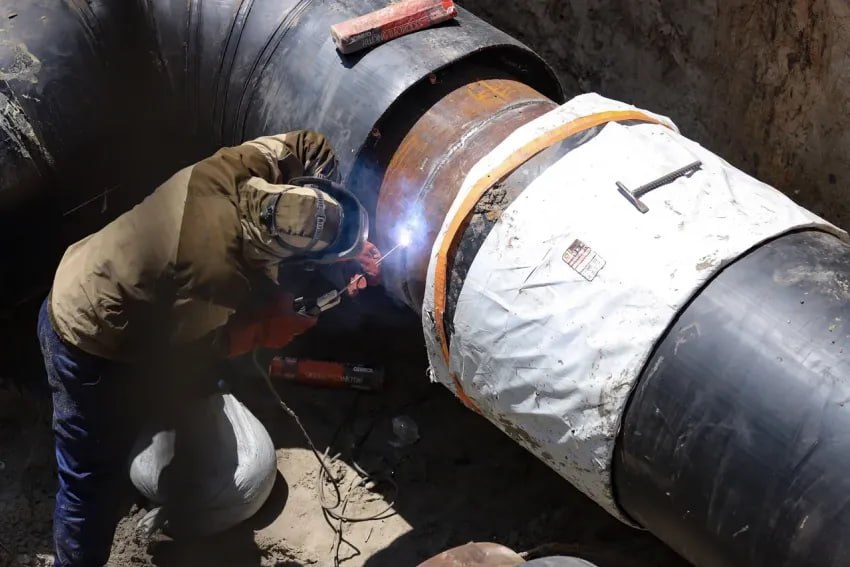 На Ростовской ТЭЦ-2 завершили демонтаж аварийного участка трубопровода