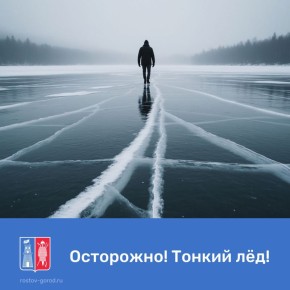 С наступлением морозов на водоёмах появился лёд