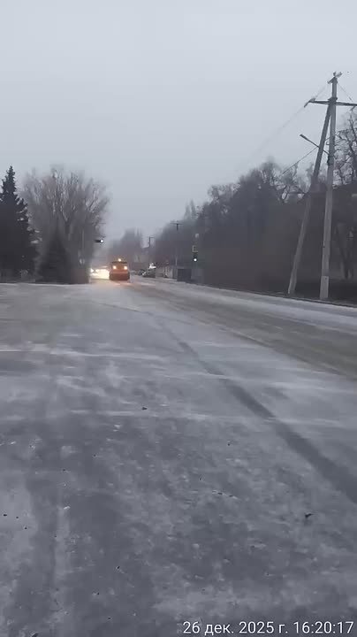 В Батайске пошёл первый серьёзный снегопад