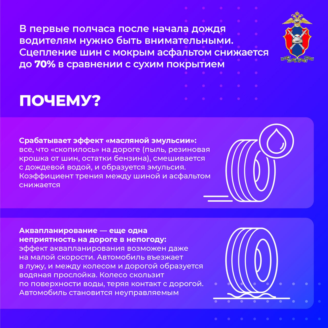 Поездка после дождя: как не попасть в ДТП и избежать ошибок, выбирая скорость Поездка после дождя: как не попасть в ДТП и избежать ошибок, выбирая скорость