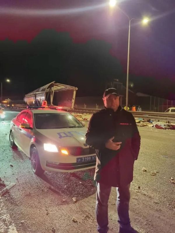 Движение в сторону Ростова открыто только по одной полосе