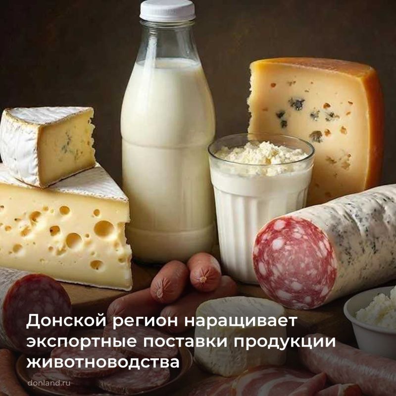 В январе из Ростовской области за рубеж отгружены первые в 2026 году партии животноводческой продукции - в КНР и Узбекистан