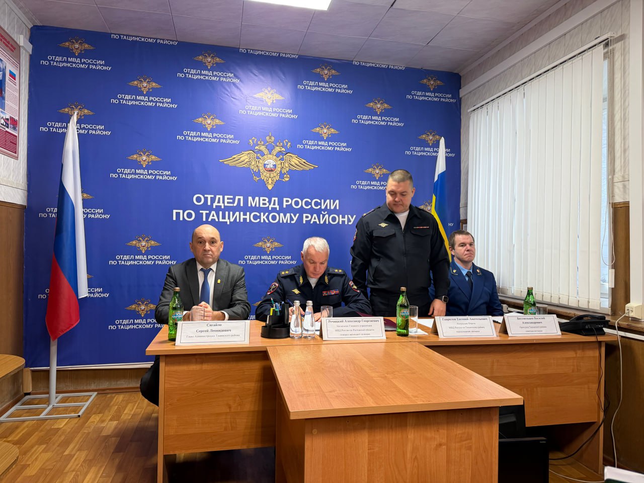 Руководитель донского главка МВД представил личному составу начальника полиции по Тацинскому району