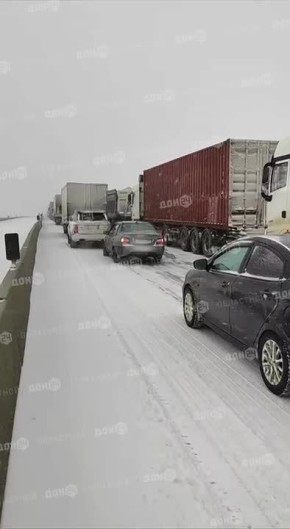 Пробка в районе Каменска-Шахтинского